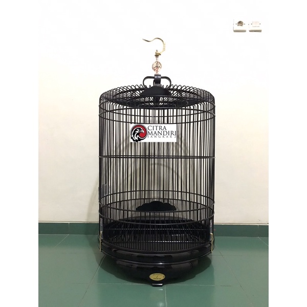 Sangkar Kandang Burung Murai No 2 BNR Black Reborn PVC Original Asli