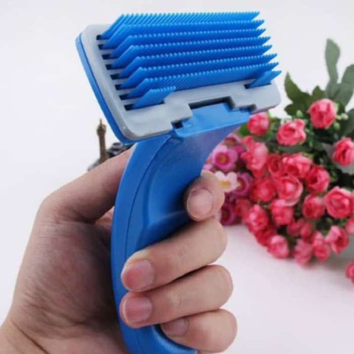 Hagen &amp; Logan Sisir Kucing Anjing - SR 15 Sisir Otomatis Pet Brush