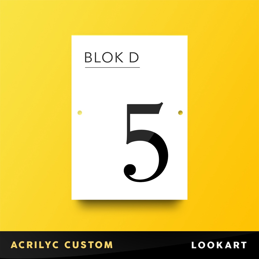 CUSTOM NOMOR RUMAH AKRILIK, NOMOR RUMAH ACRYLIC, CUSTOM ALAMAT RUMAH AKRILIK, NOMOR RUMAH MURAH