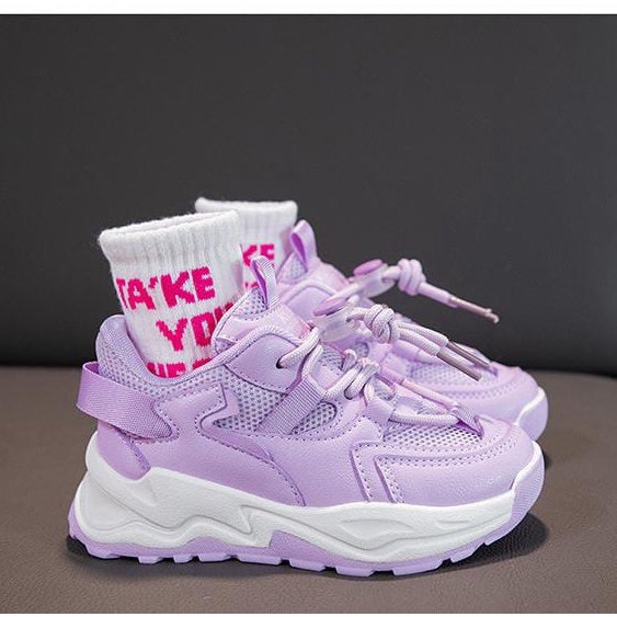 [Tokobig] Kubi Sepatu Anak Perempuan Sepatu Anak Import Sneakers Anak Ukuran 26-37 Usia 3-9 Tahun TOP PRODUK - live pagi siang malam