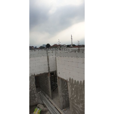 pemasangan bata hebel