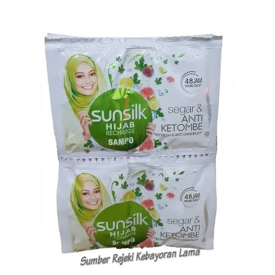SUNSILK SHAMPOO HIJAB ANTI KETOMBE 12 SACHET