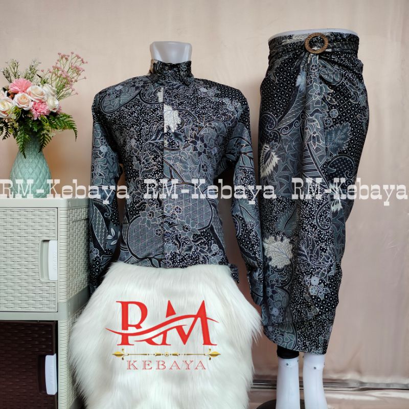 Baju Kemeja Batik Couple Rok Lilit Batik Kondangan / baju couple pasangan / baju batik couple