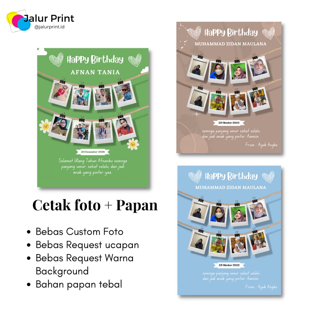 Custom foto + Papan 10R/Kado Ultah/Anniversary/Wedding custom