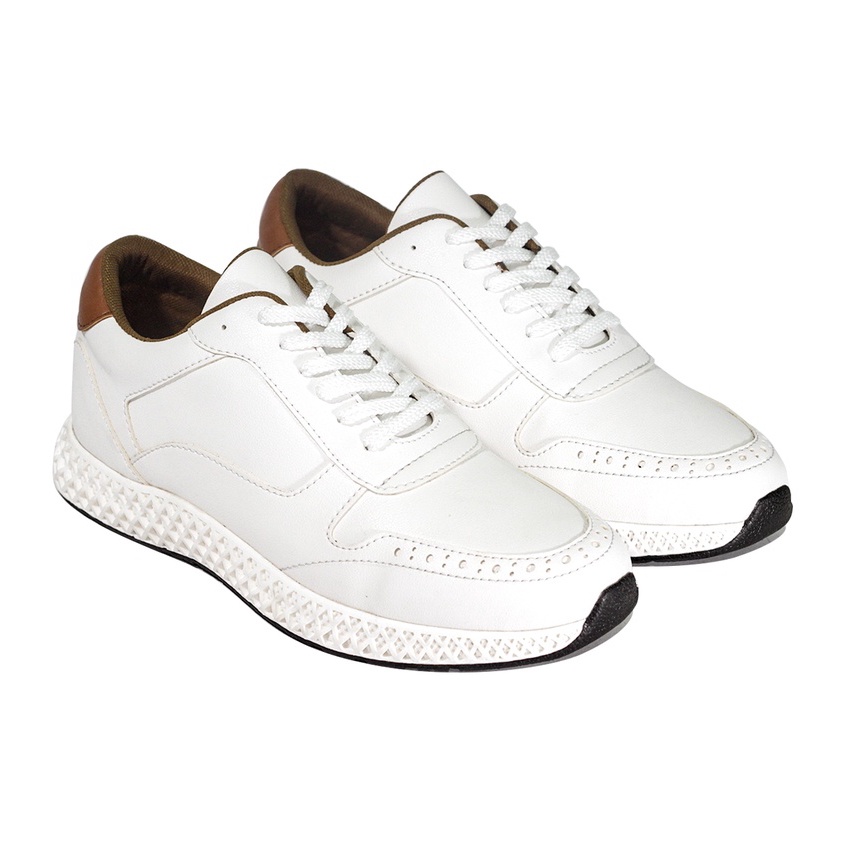 GARRETH WHITE |ManNeedMe x Lvnatica| Sepatu Sneakers Pria Casual ORI