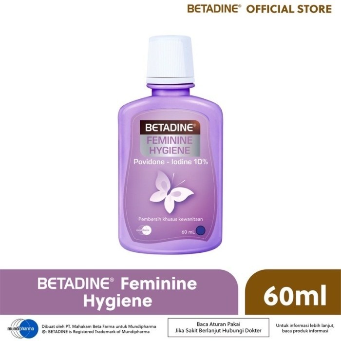 betadine feminine hygiene