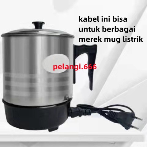 kabel mug listrik stainless/kabel power mug listrik/cable mug teko