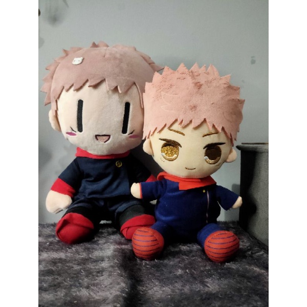 Boneka plush anime Jujutsu Kaisen Itadori Yuji Yurugao Kyurumaru