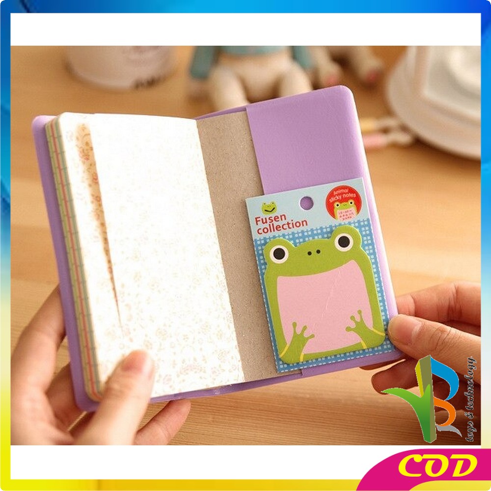 RB-A3 Sticky Notes Motif Binatang Tempelan Kertas Catatan Memo Note Karakter Animal Lucu Unik