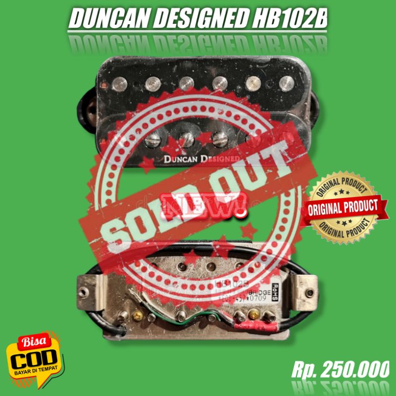 DUNCAN DESIGN HB102B ( SOLD OUT ) ❌