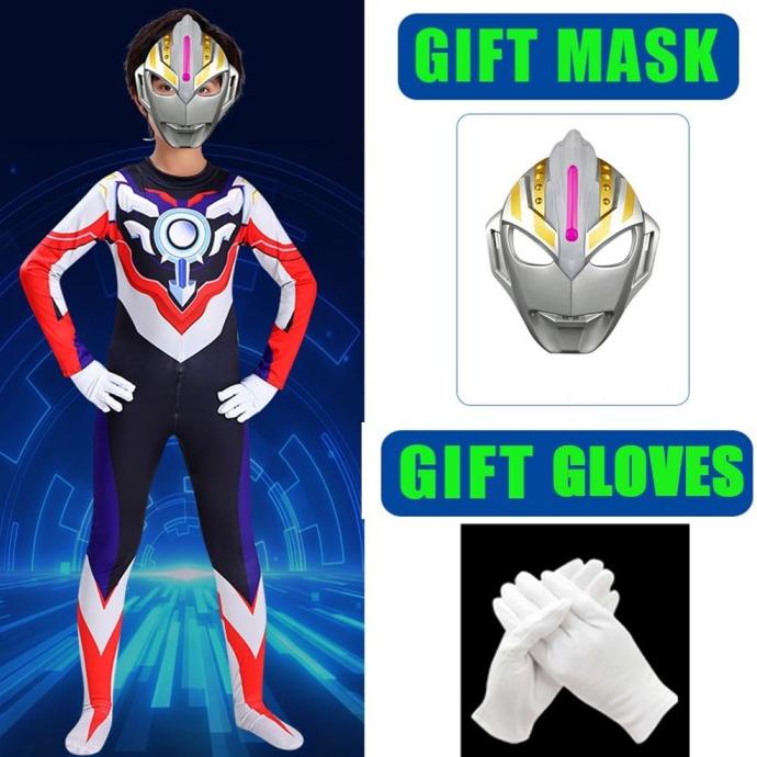 NEW BAJU KOSTUM ANAK ULTRAMAN POWER RANGERS COSPLAY ULTAH ULANG TAHUN GB65465D4CD