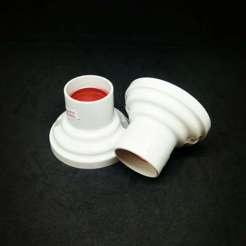 Fitting Lampu Tempel Plafon Eternit Putih Fiting Tempat Rumah Lampu