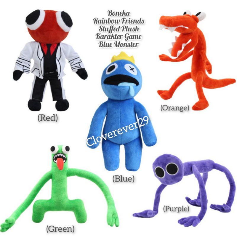 Jual Boneka Viral New Rainbow Friends Stuffed Plushkarakter Game Blue Monster Shopee Indonesia