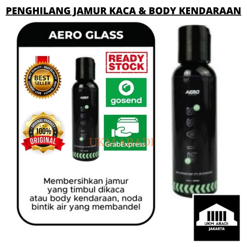 Aero Glass Penghilang Jamur Kaca Body Kendaraan Waterspot Remover