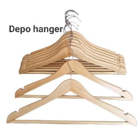 Hanger kayu palang/Gantungan baju kayu palang