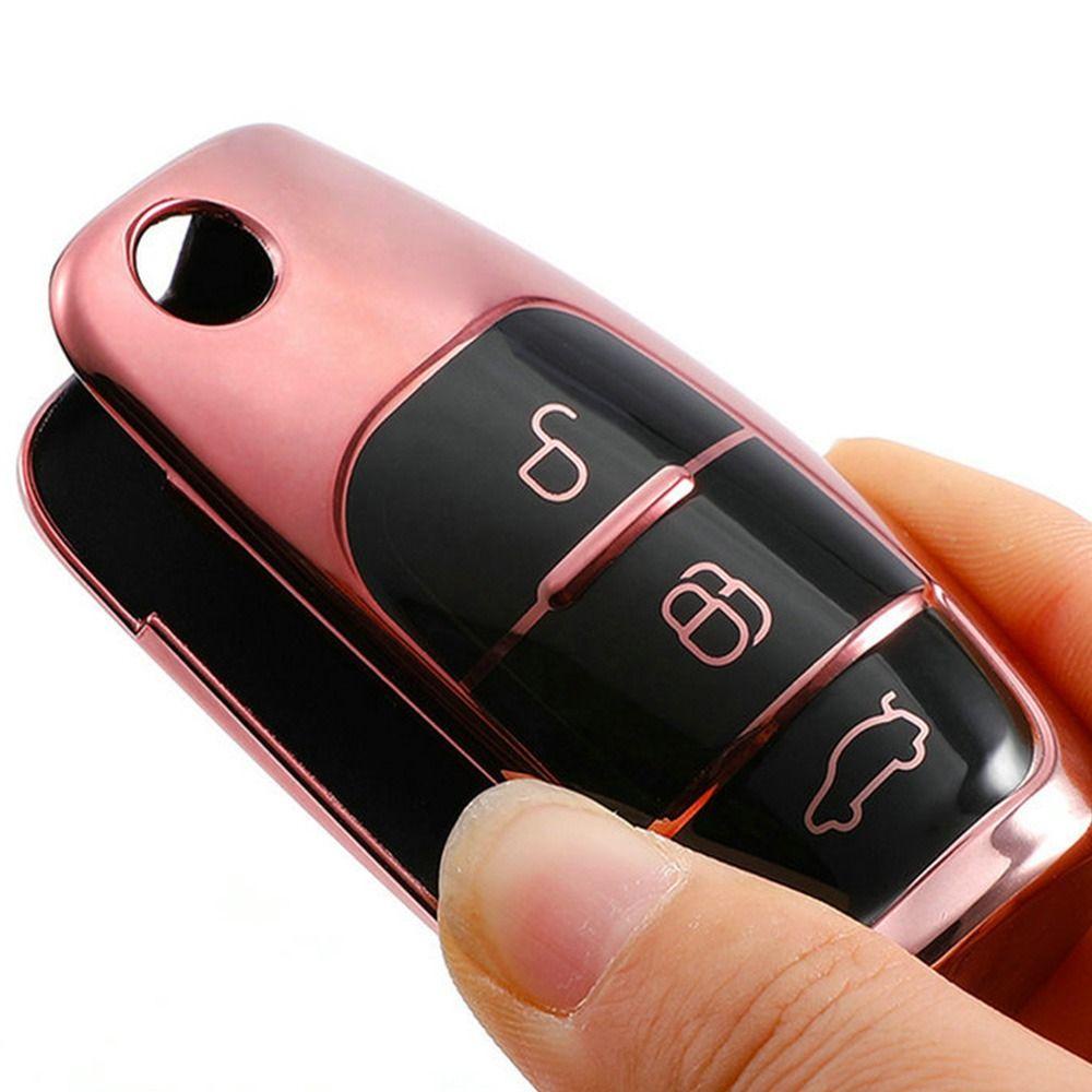 Top Remote Key Case Full Proteksi Aksesoris Mobil Skin Key Fob Cover