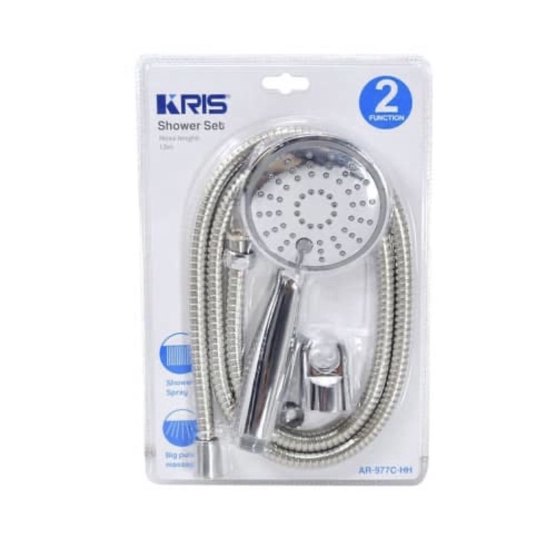 KRIS SET HAND SHOWER KSS4F977ACE SHOWER SET KRIS 4F D11CM/ACE PERLENGKAPAN KAMAR MANDI/ACE PERALATAN MANDI