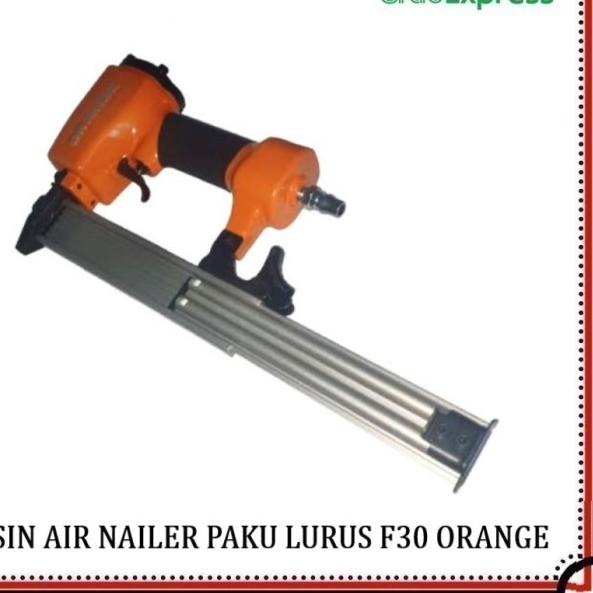 

Mesin Air Nailer Gun Staples Angin Paku Tembak Stapler F30 Orange
