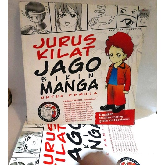 Jual Buku Cara Mudah Menggambar Manga Menggunakan Pensil - Jurus Kilat