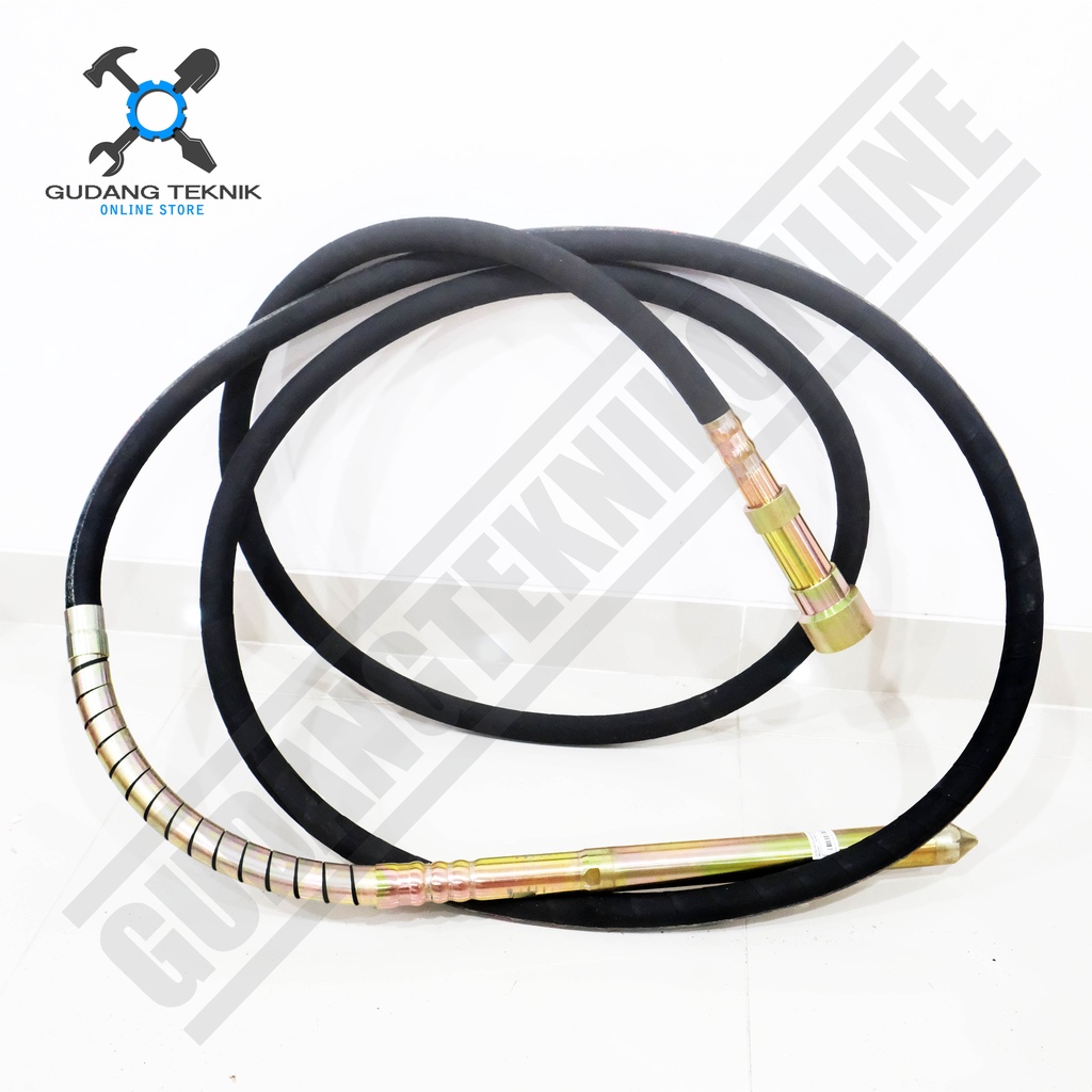 Selang Mesin Vibrator Cor Beton Semen 4M 6M MATRIX HV38mm / Hose Vibrator Concrete Pemadat Beton HV 38mm 4 6 MeterMATRIX