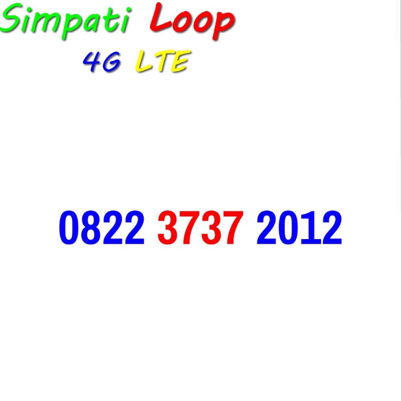 Simpati Loop Nomor Cantik Seri Tahun 4G