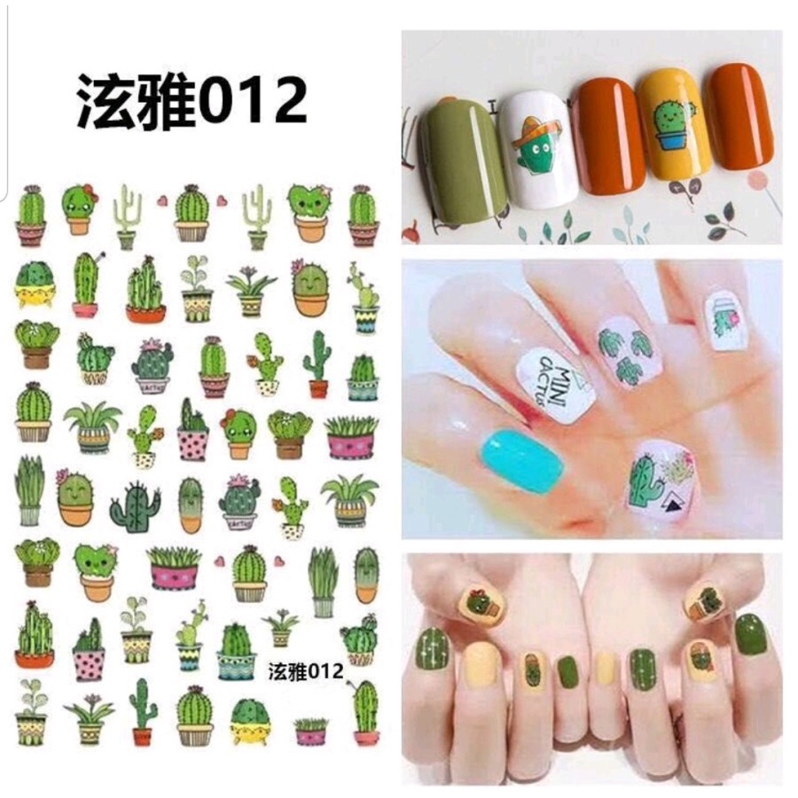 STIKER KUKU MOTIF 3D TAHAN AIR STIKER KUKU DISNEY NAIL ART - BDC