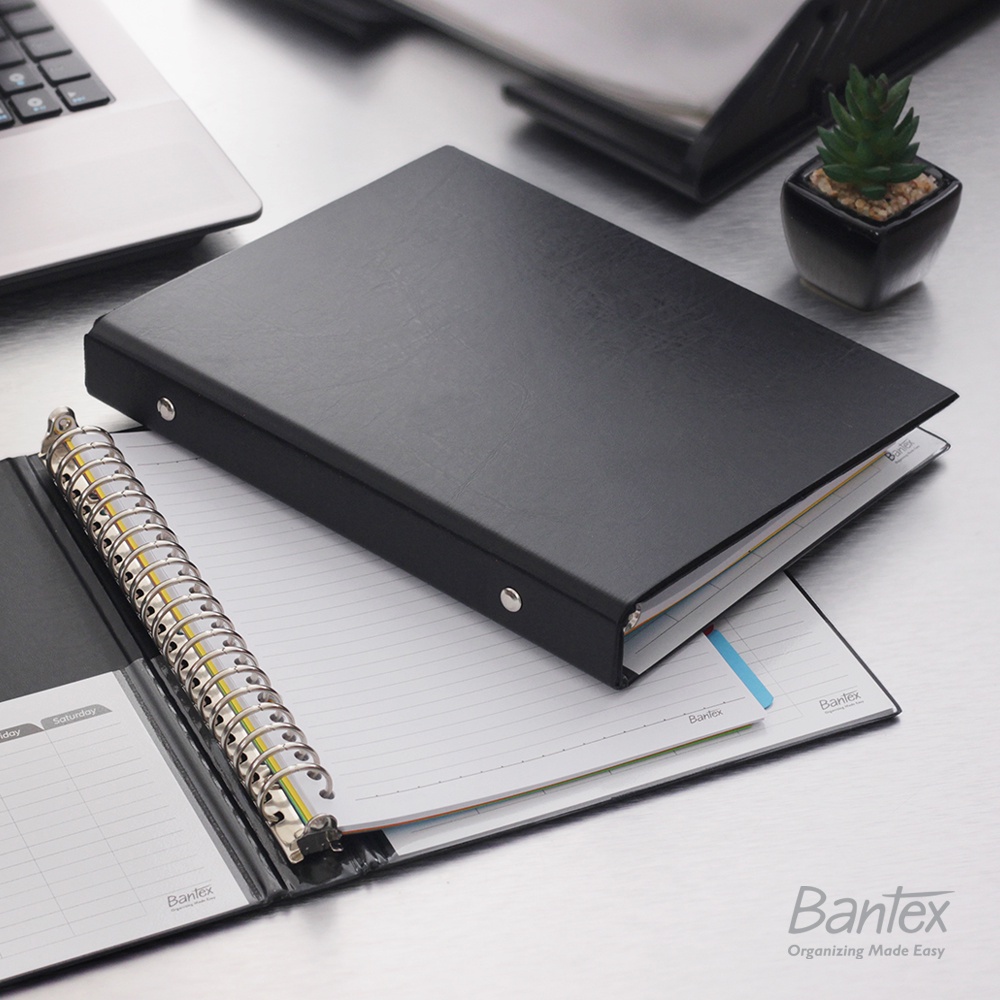 

Bantex Binder Note A5 20 Ring Besi Loose Leaf / Multiring Binder A5 1324