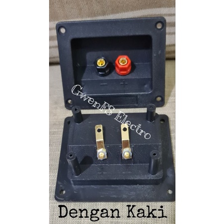 Terminal Speaker Segi Binding Post Speker Kaki dan Non Kaki