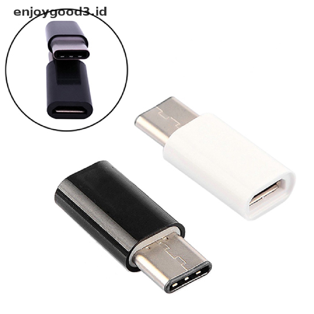 Adapter Konektor Konverter Data USB 3.1 Tipe C Male Ke Micro USB Female