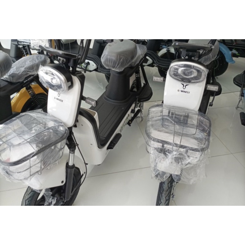 Sepeda Listrik Dragonfly 5 plus uwinfly ( Putih )