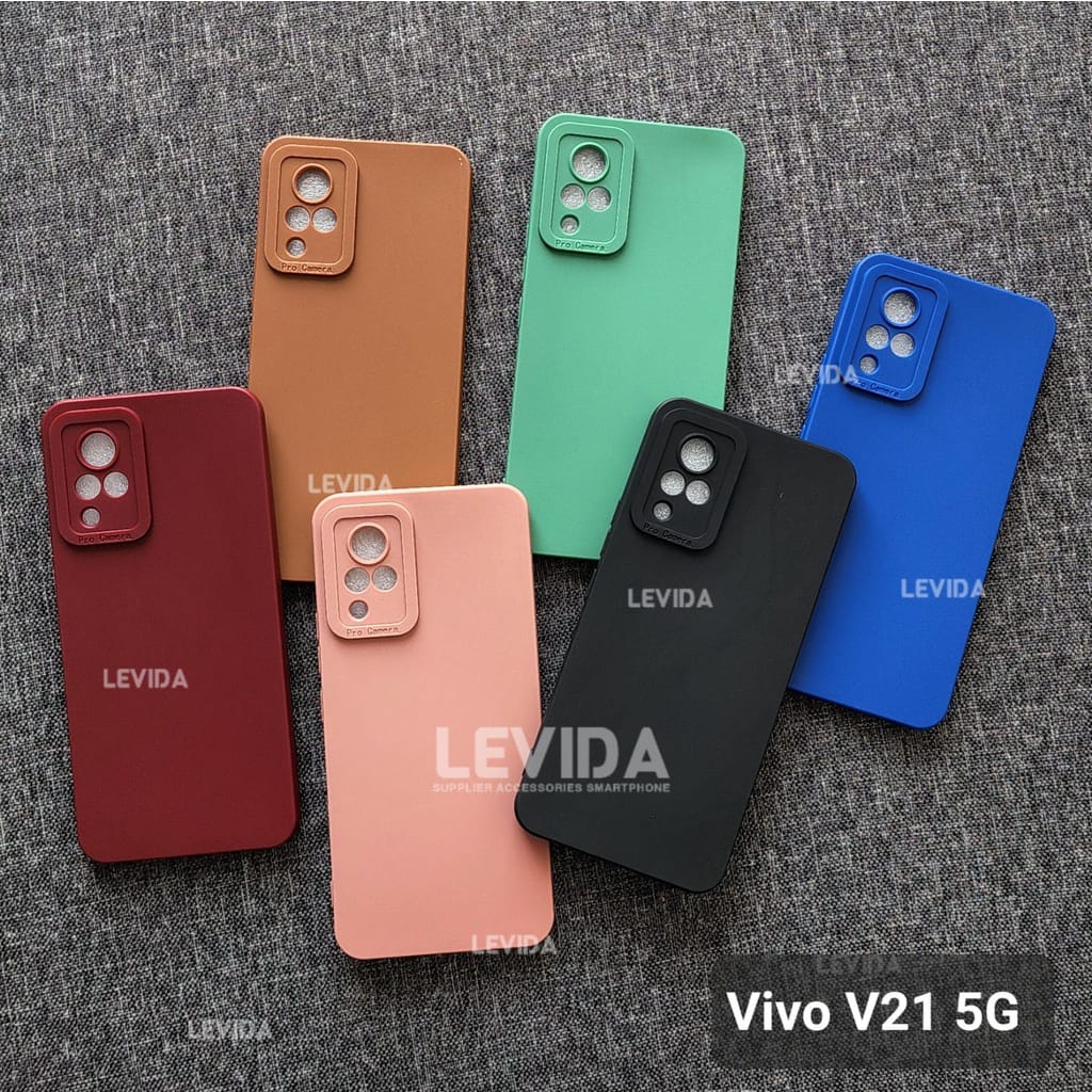 VIVO V21 5G CASE PRO CAMERA MACARON CASE VIVO V21 5G