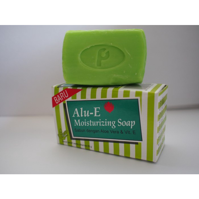 Alu-E Moisturizing Soap 85gr Sabun Aloevera