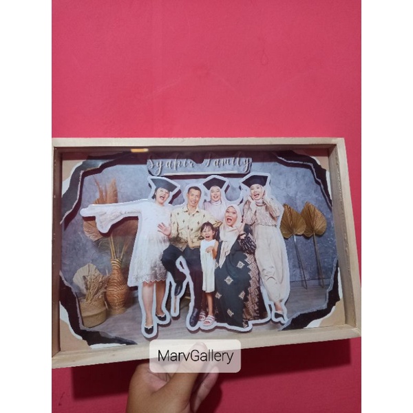 Pop up 3D frame acrylic 20x30 custom