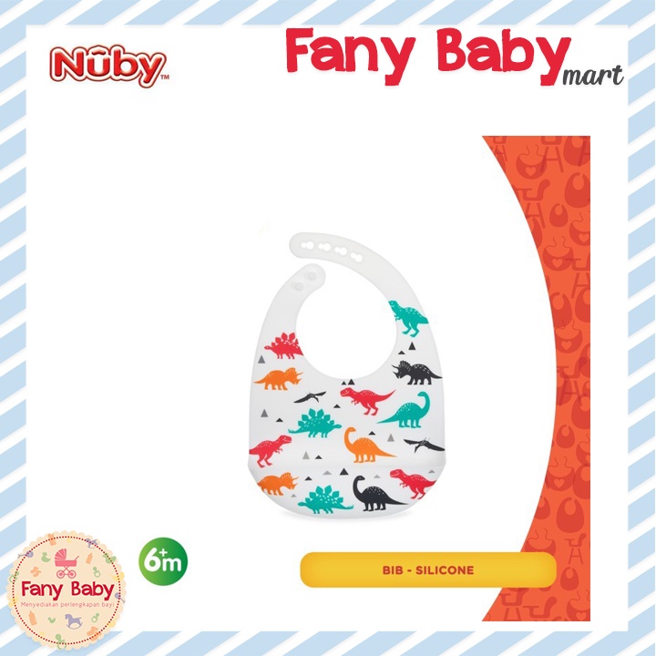 NUBY SILICONE BIB PRINT