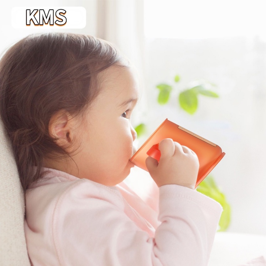 2023 3 in 1 Botol Minum Sippy Cup 300ml Dengan Sedotan + Sendok 15 Untuk Bayi / Anak°Cangkir Pelatihan Untuk Anak-Anak