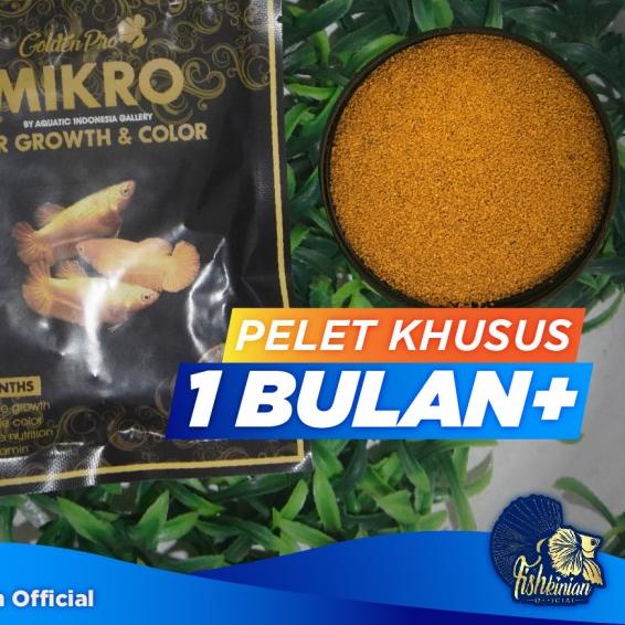 PELET IKAN CUPANG BETTA FISH - MIKRO UNTUK LUBUKAN