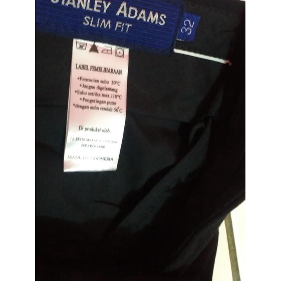 celana bahan stanley adam - Cokelat, 27