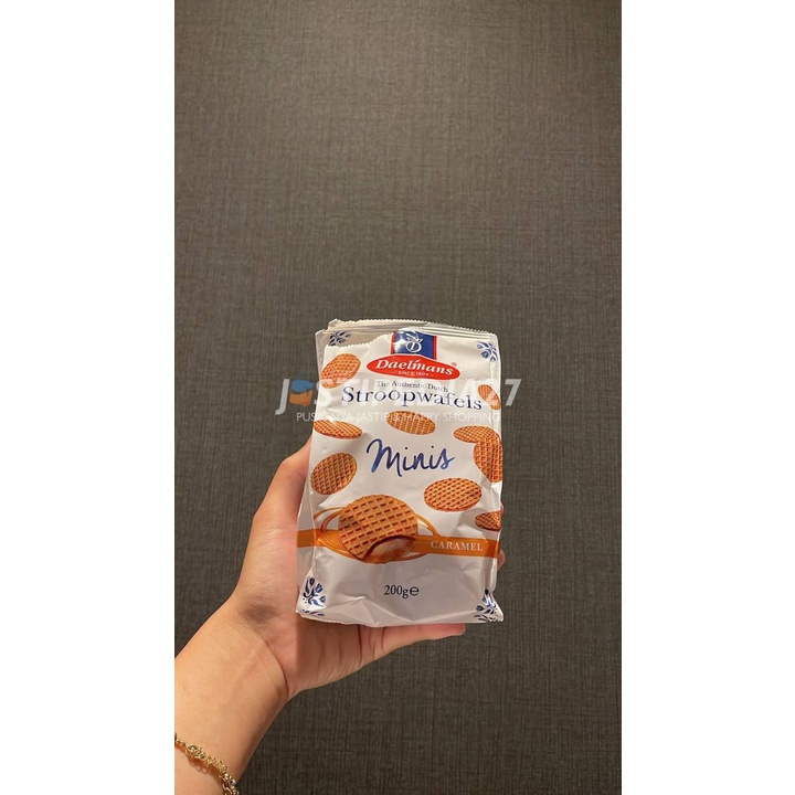 

Daelmans stroopwafels minis caramel - 200g (import from United Kingdom)