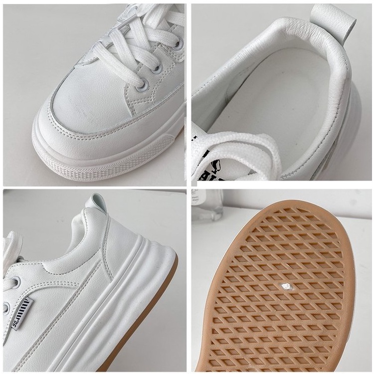 Sepatu Putih Perempuan Kasual Tali Sepatu Sneaker Cewek Cantik Import Sneakers Korean Look SP-219