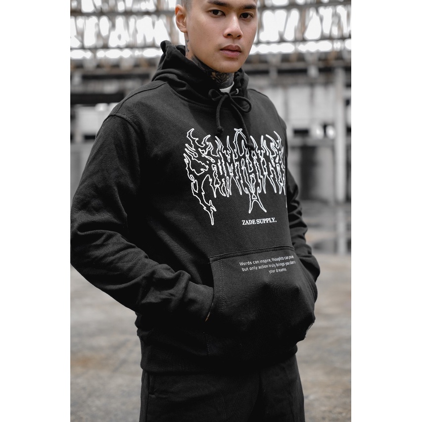 Jaket Sweater Hoodie Cowok Cewek Fleece Premium Original Salvio Hexia