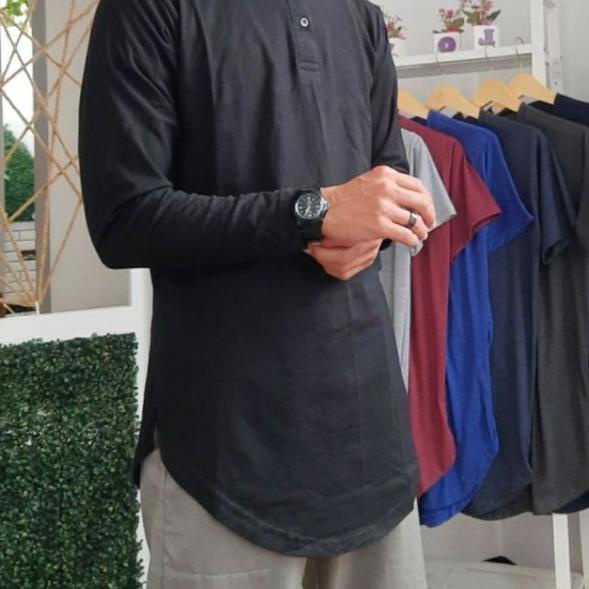 kaos kurta lengan panjang