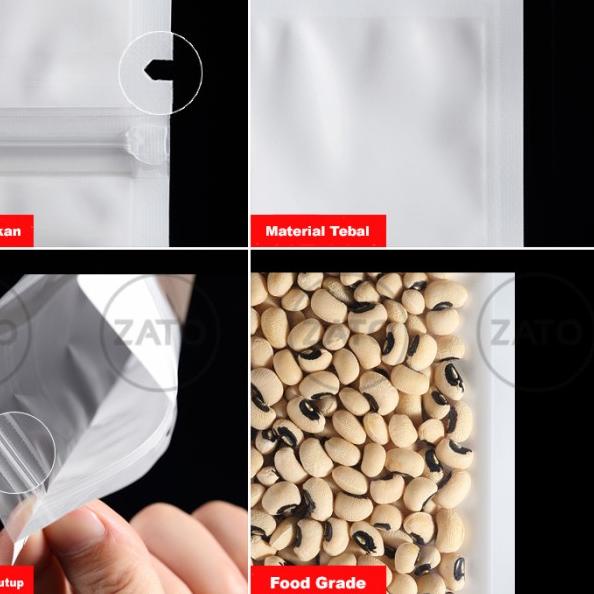 

20x30 Plastik Klip putih ZATOPACK - Kemasan packaging - 100 Lembar
