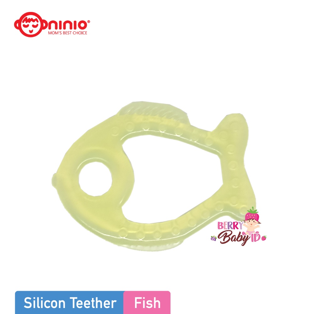 Ninio Silicone Teether Mainan Gigitan Silikon Bayi Anak BPA Free Berry Mart