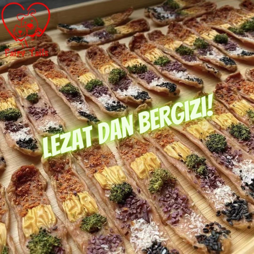 Snack Handmade Daging , Keju  dan Susu Segar Rupert Choice Untuk Anjing / Cemilan Sehat Untuk Anabul / Baked Meat Beef Chicken Cheese Milk Stick For Dog and Cat Pet