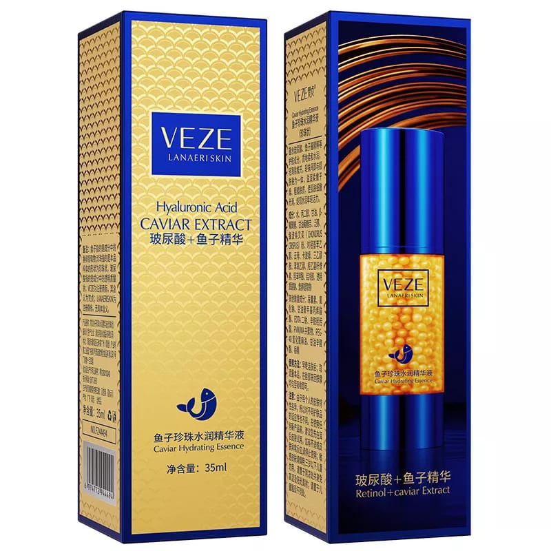 Veze 35ml Asam Hyaluronic Caviar Essence Krim Wajah