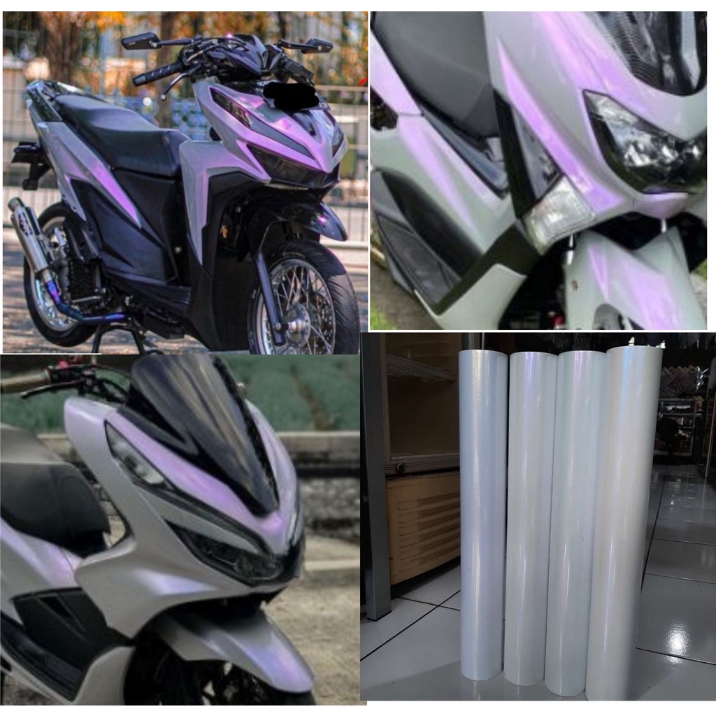 Stiker Bunglon Camelon Premium Warna Pearl atau lembayung lainnya