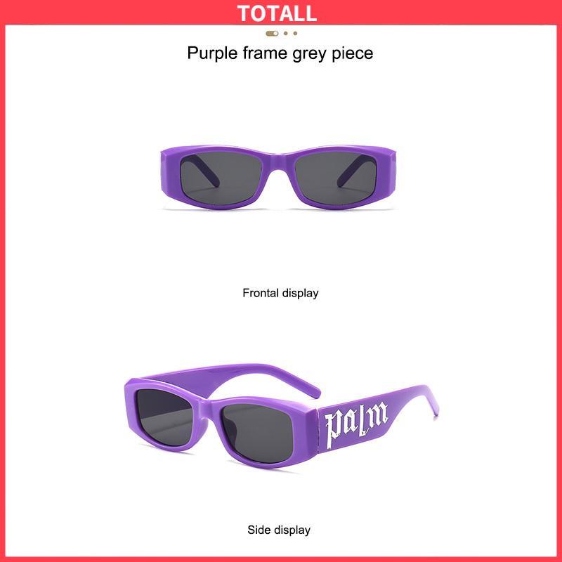 COD Kacamata Hitam Anti Radiasi Sunglass Retro Punk Hip-hop Gaya Untuk Wanita/Pria-Totall