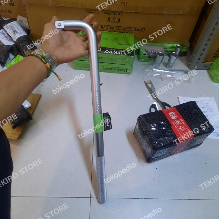 [BISA COD] Gagang Kunci Shock 3/4 X 20 Inch Tekiro Offset Handle / Perlengkapan Rumah Tangga Murah /