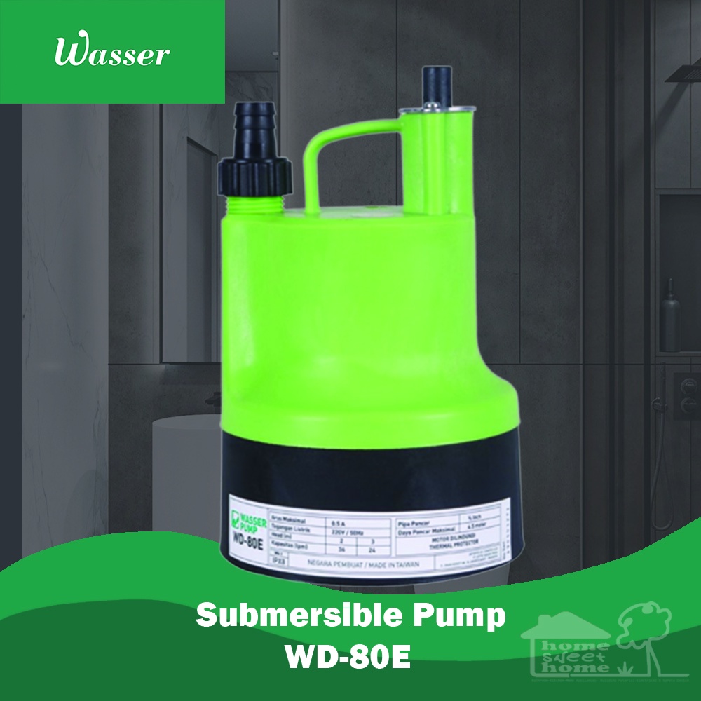 WASSER SUBMERSIBLE DRAINAGE PUMP |WD-80E/80W