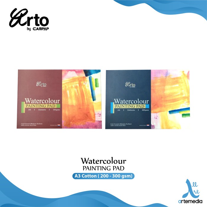 

Arto A3 Cotton Watercolor Pad